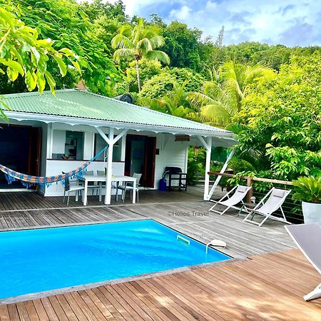 Case Coco Pointe Batterie. Piscine, Vue Mer, 4 P. Deshaies Ngoại thất bức ảnh