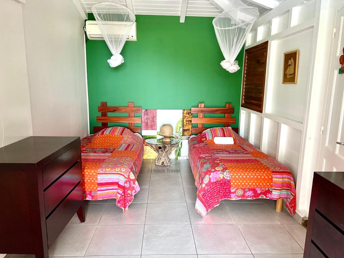 Case Coco Pointe Batterie. Piscine, Vue Mer, 4 P. Deshaies Ngoại thất bức ảnh
