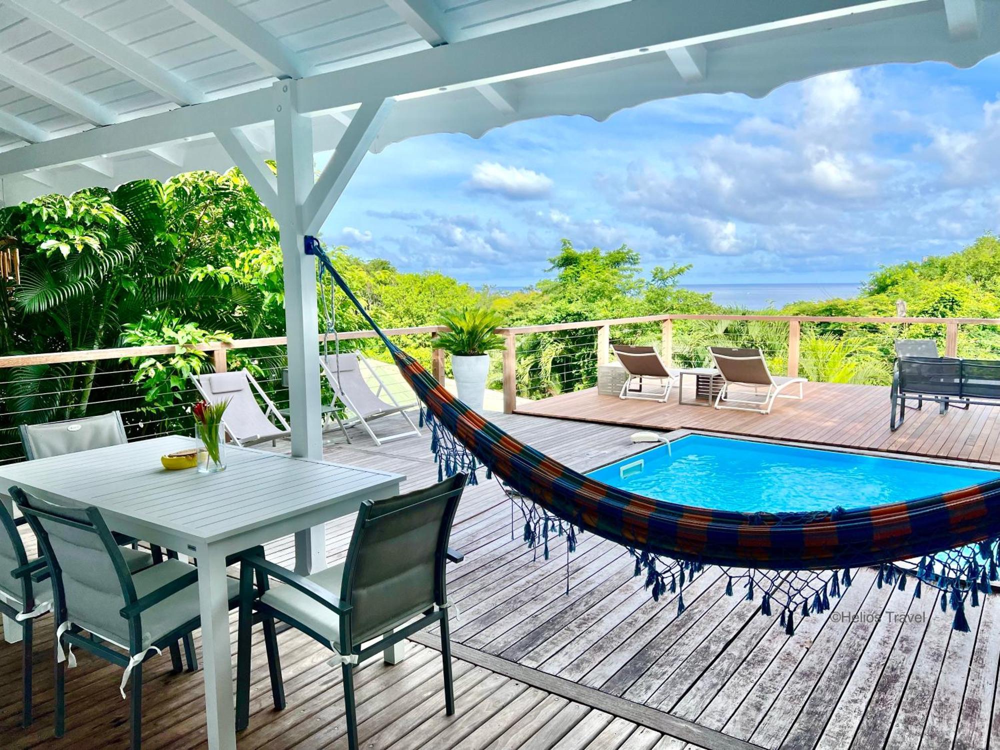Case Coco Pointe Batterie. Piscine, Vue Mer, 4 P. Deshaies Ngoại thất bức ảnh