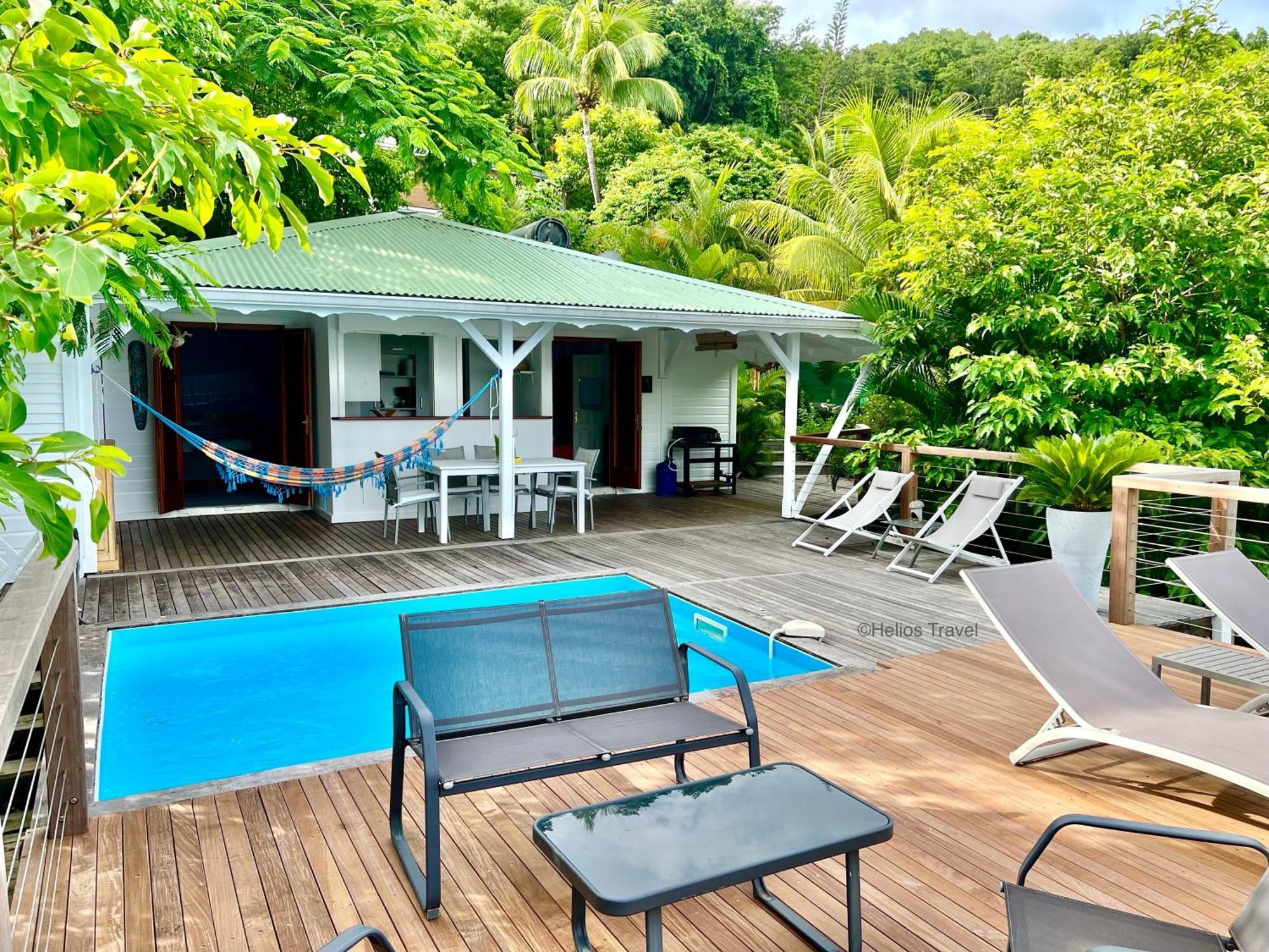 Case Coco Pointe Batterie. Piscine, Vue Mer, 4 P. Deshaies Ngoại thất bức ảnh